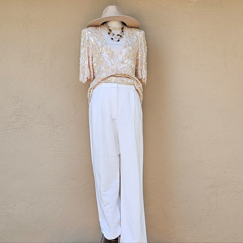 Liz Claiborne Kylie Style Linen Pants Size 12